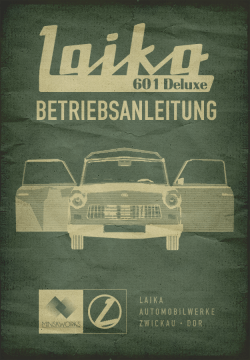 LaikaMaintanenceManual